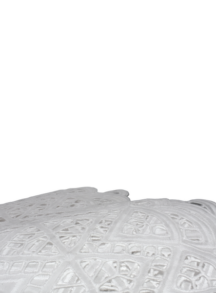 White African Print Lace Triangular Border - WL1