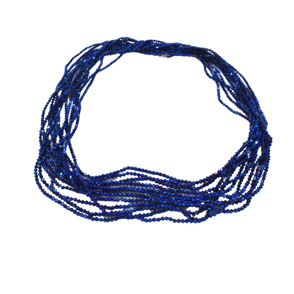 Midnight Blue African Glass Seed Waist Beads Belly Chains