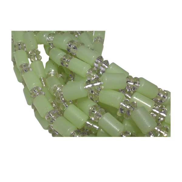 Limey Green "Glow in the Dark" African Glass Seed Waist Beads Belly Chains