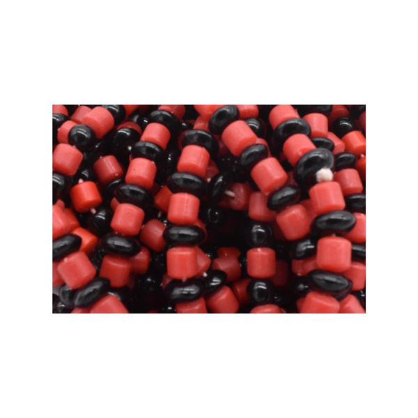 Igbo Red African Glass Seed Waist Beads Belly Chains