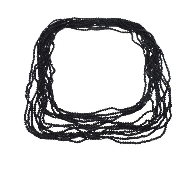 Spicy Black African Glass Seed Waist Beads Belly Chains