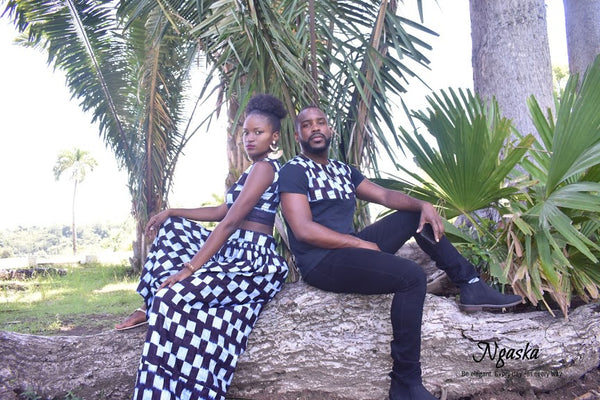 The Couture Couple: African Women's and Men's Guinean Lepi, Ankara Couples, Ankara Fashion Couple's set