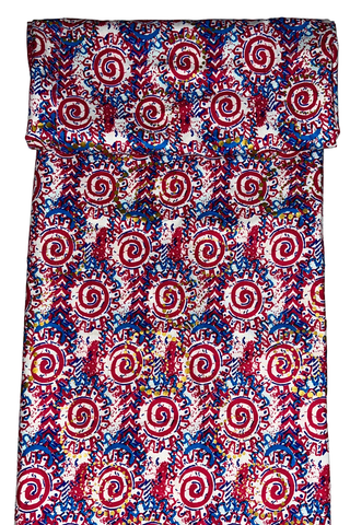 Pink and Blue Spirals - CA389