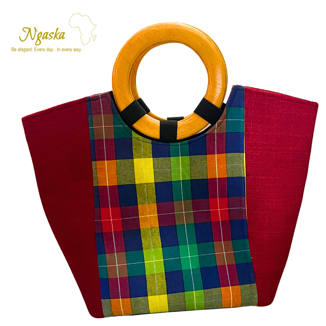 Large Madras Bag  - B6