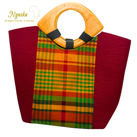 Large Madras Bag  - B3