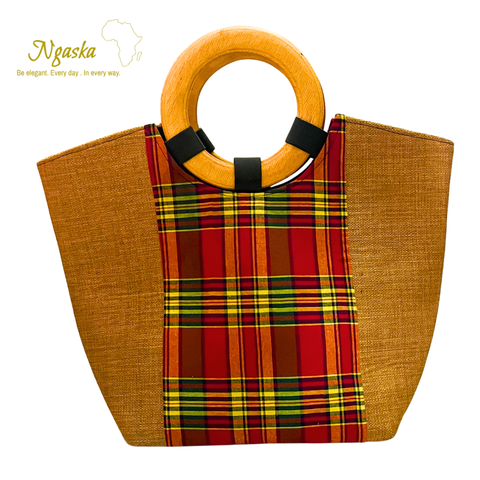 Large Madras Bag  - B9