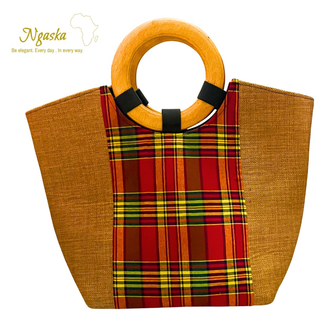Large Madras Bag  - B4