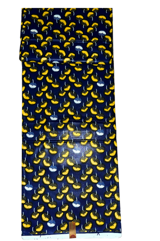 Black, Yellow and Red Floral Print - CA334