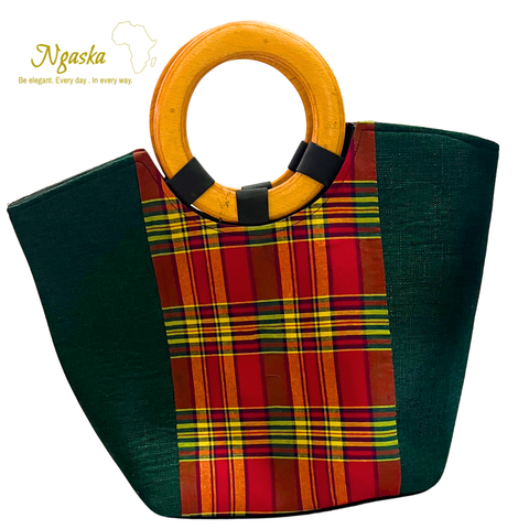 Large Madras Bag  - B7