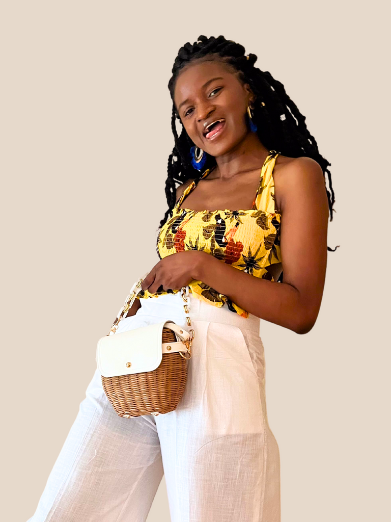 Square neck ruffle top sales