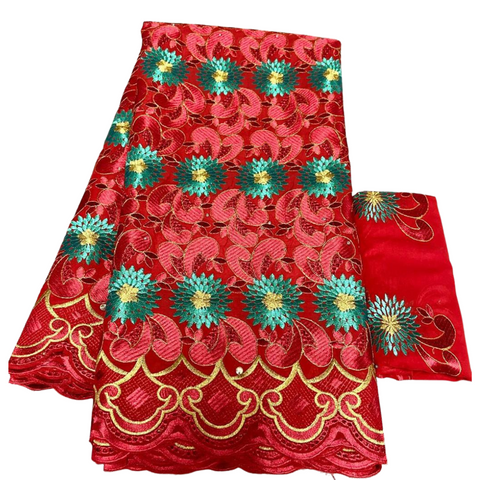 Red Pirkha lace