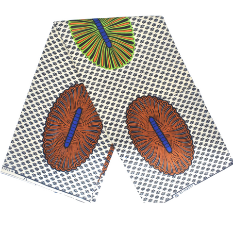 African print Whorled Centers Multicolor - CA109