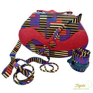 Red Yellow and Blue Stripe Clutch CEN 24