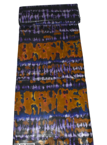 Purple and Brown African print- CA277
