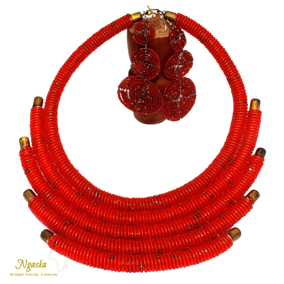 Amara Necklace (Red)