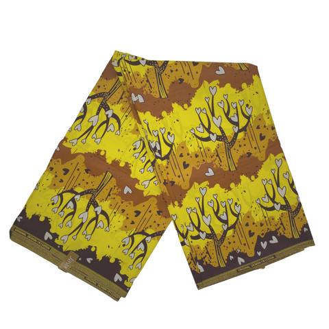 African Print Tree in a Forestial Background - CA115