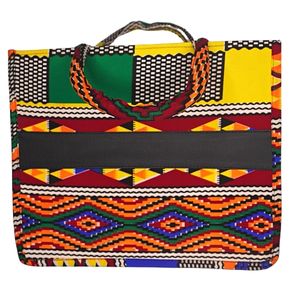 Large Mutli Colored and Multi Pattern Bag