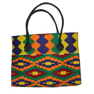 Large Patterned African Print Bag