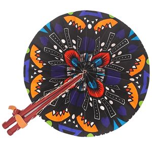 Multi Colored And Multi Patterned African Print Handmade Fan