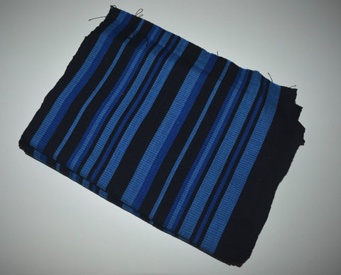 Faso Dan Fani, Royal Black and Blue Stripes
