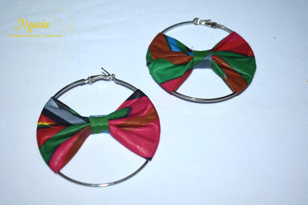 african-ankara-earrings-hoop-creole-earrings-pink
