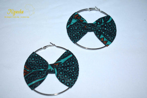 african-ankara-earrings-hoop-creole-earrings-green