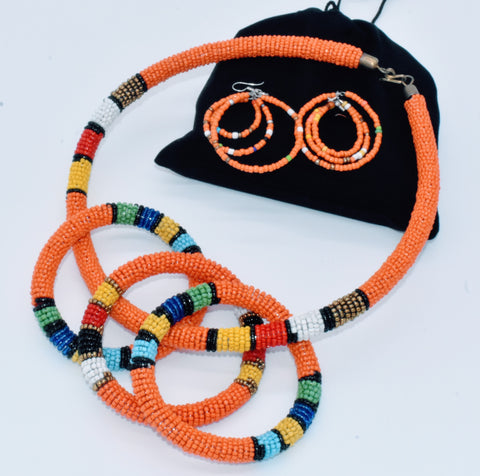 Kenya Necklace & Bangel Set
