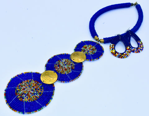 Royal Statement Necklace & Earrings