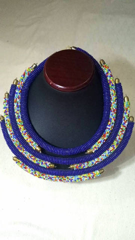 Amara Necklace (Royal Blue)