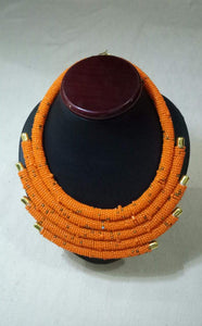 Amara Necklace (Orange)