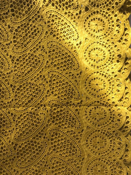 Yellow Mustard Royal Lace