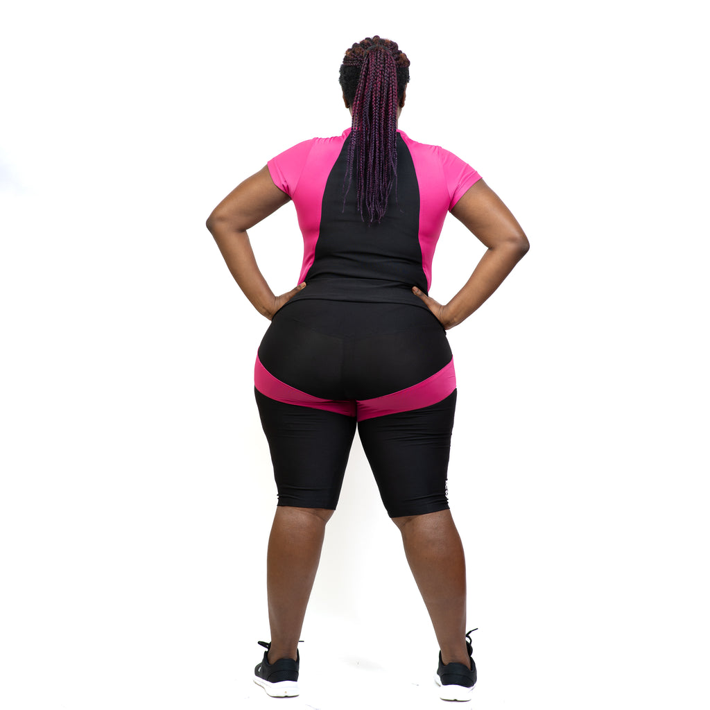 Marie's Cross Fit High Power Women Gym Workout Set - Pink - FULL