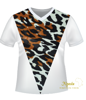 Adebowale: Tribal Print, Patchwork T-shirt, African Fashion T-Shirt