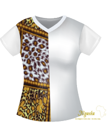 Dubaku: Kente African Print, Tribal Design, African Fashion T
