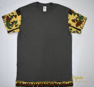 Oringo: African Wear Styles for Men, Ankara Slim-fit T-shirt for Guys