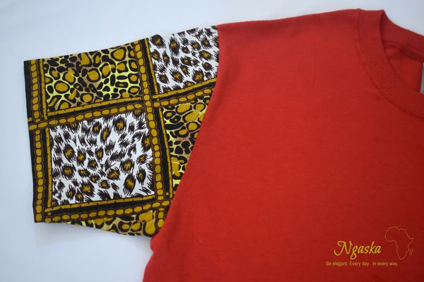 Azibo: Ankara Slim-fit Shirt, Handmade African print Fashion Styles for Men