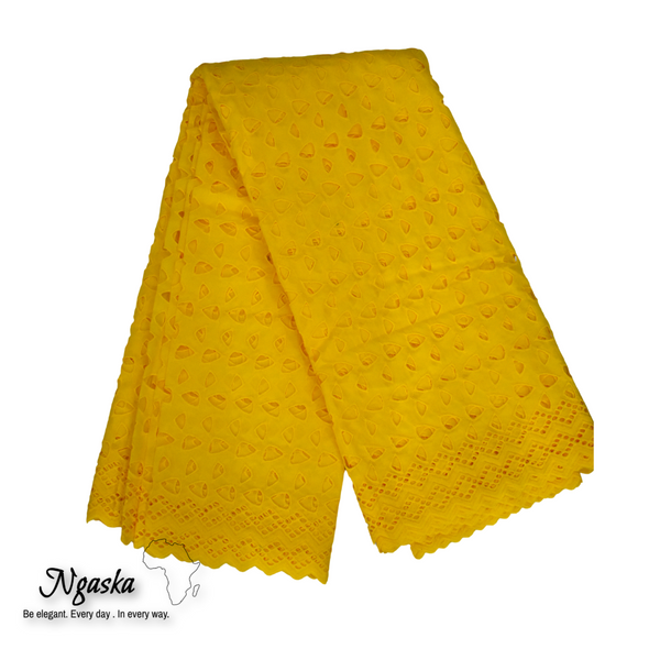 Tangerine Yellow African Lace, YL 2