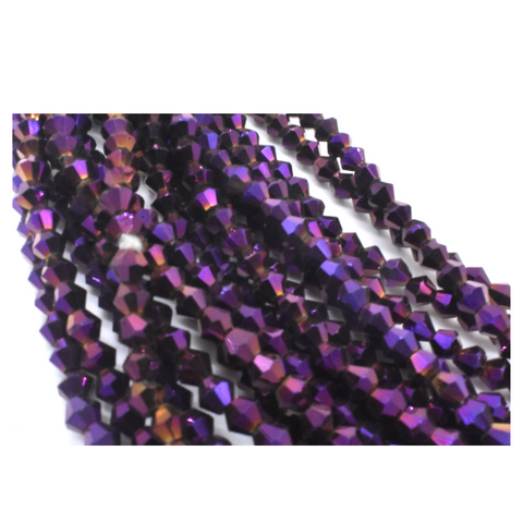 Royal Purple African Glass Seed Waist Beads Belly Chains