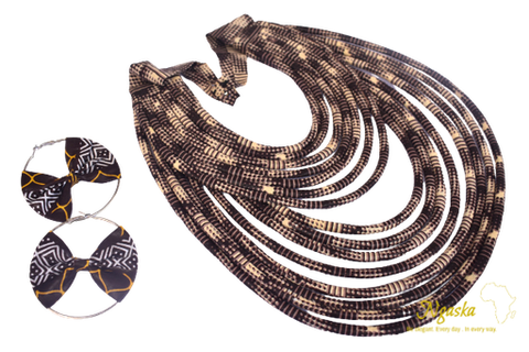 Brown Marima Multi-strand Necklace