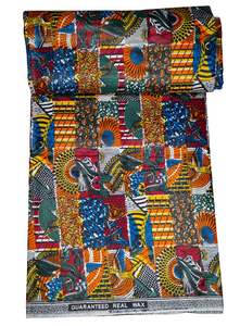 African Print Multicolor Baye Fall Senegal - CA173