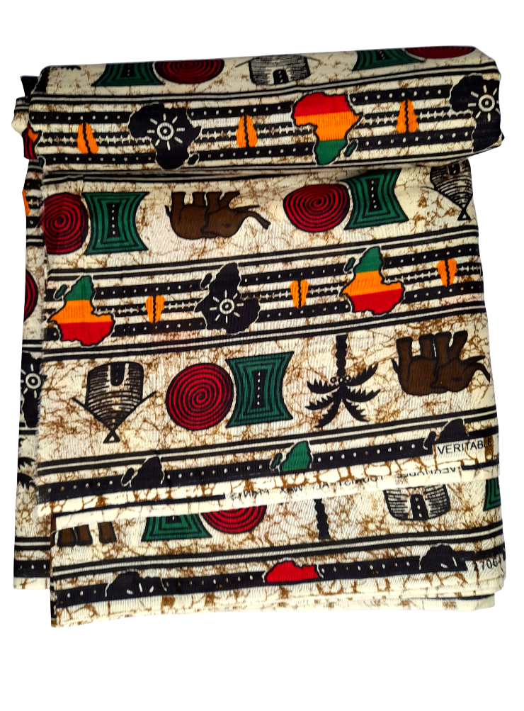 African Print Liberation Colors - CA105